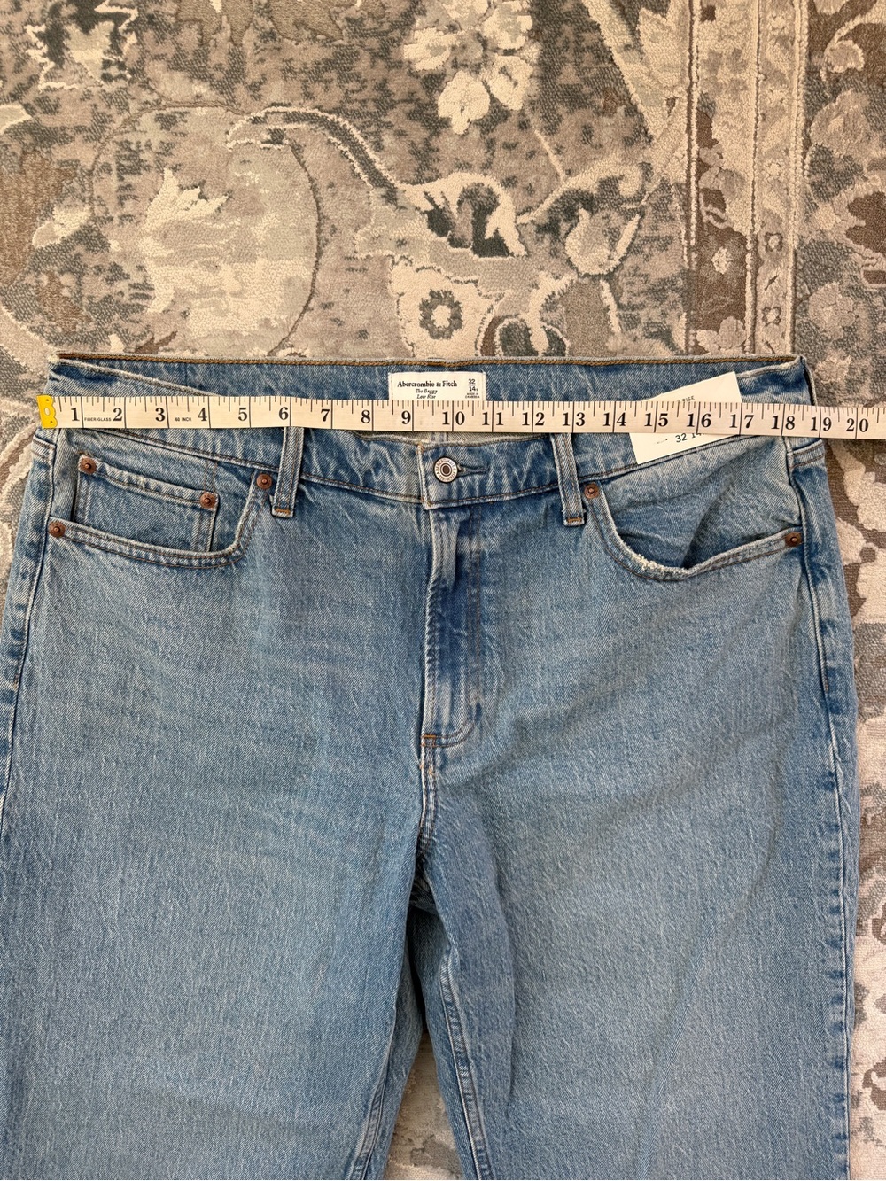 Abercrombie & Fitch Low Rise Baggy Jeans NWT - Picture 12 of 14
